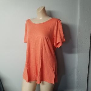 Natural NWT T-shirt Top Orange Medium M Soft Cotton